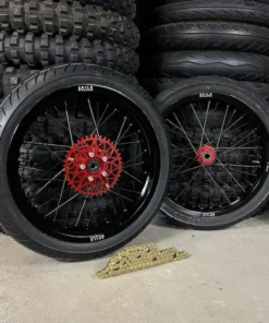 16″ SURRON / TALARIA / XXX / E RIDE PRO SUPERMOTO WHEELSET RED