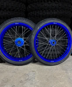 16 SURRON / TALARIA / XXX / E RIDE PRO SUPERMOTO WHEELSET BLUE